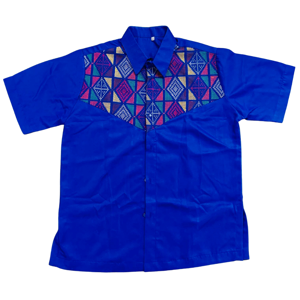 Hand-Woven Proud Pinoy Polo Shirt