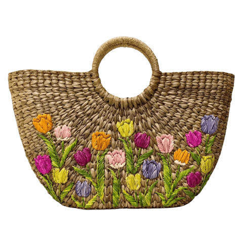Tulips Native Fashioned Handbag