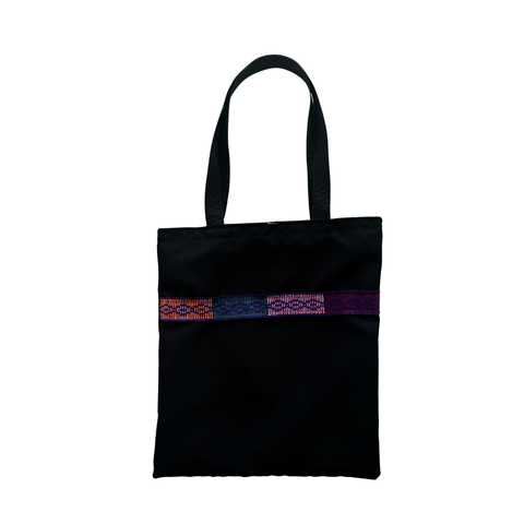 Black Tote Bag - Horizontal Sukip