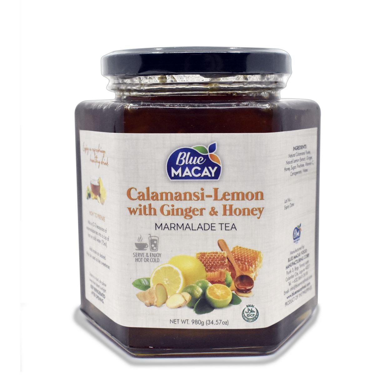 Calamansi-Lemon with Honey & Ginger MARMALADE TEA