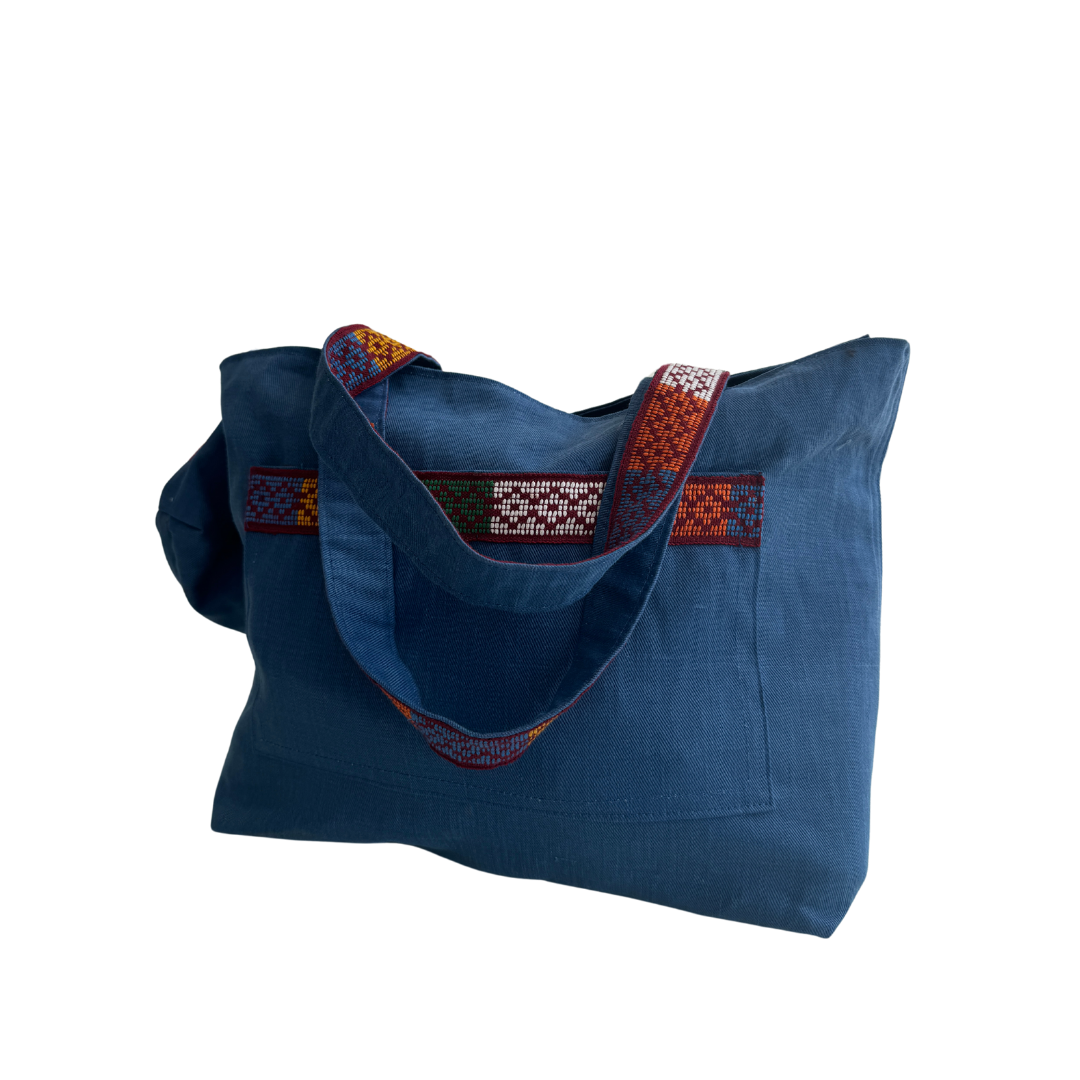 Denim Bag with Wallet