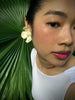 Florette Earrings - Ivory White