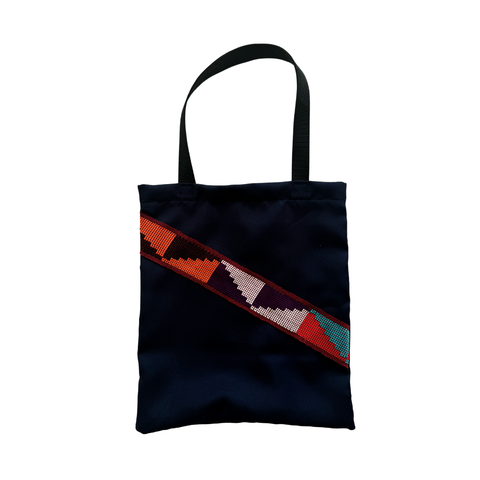 Navy Blue Tote Bag - Slant Sukip