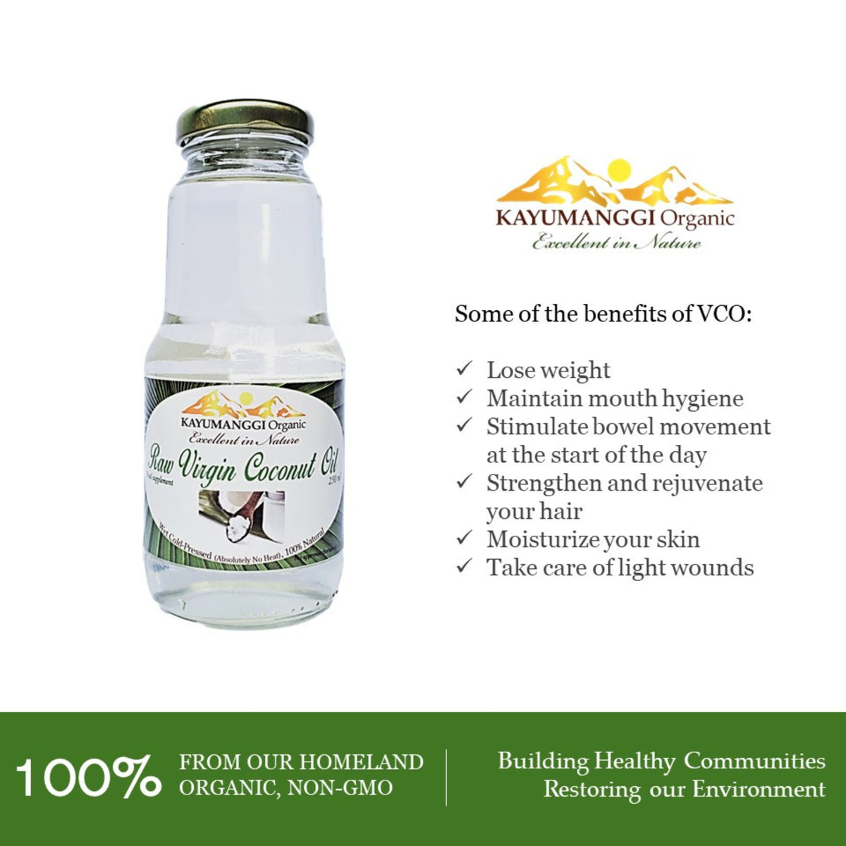 Raw Virgin Coconut Oil 250ml