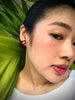 Florette Earrings - Scarlet Red