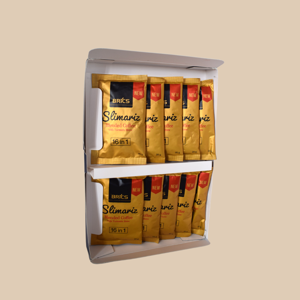SLIMARIZ 16 IN 1 BLENDED COFFEE WITH TURMERIC BREW