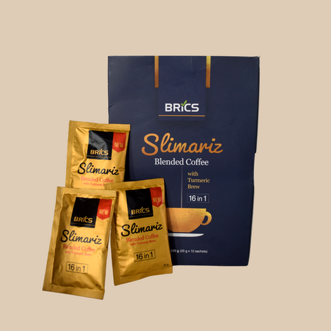SLIMARIZ 16 IN 1 BLENDED COFFEE WITH TURMERIC BREW
