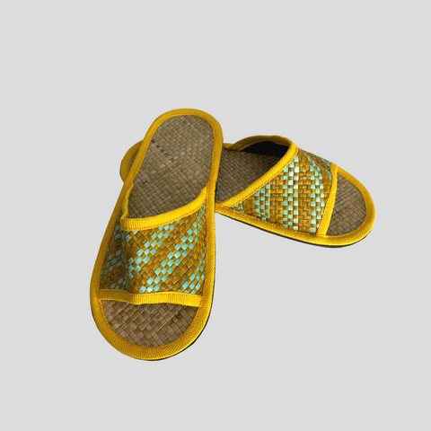 Banig Slippers (Yellow)